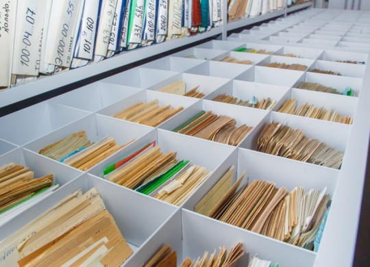 Выдвижные ящики с разделителями